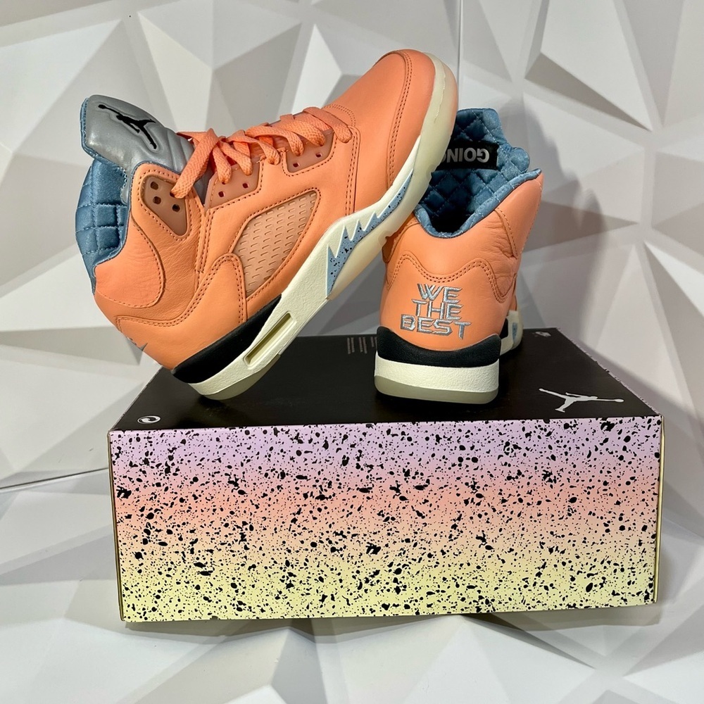 AIR JORDAN 5 RETRO DJ Khaled CRIMSON BLISS “We The Best”Sneakers-Unixes - Picture 12 of 17